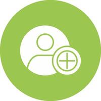 Add Glyph Multi Circle Icon vector