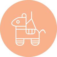 Pinata Line Multi Circle Icon vector