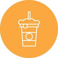 Soda Line Multi Circle Icon vector