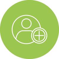 Add Line Multi Circle Icon vector