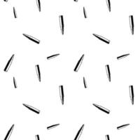 black and white seamless pattern with bullet ammo. vector