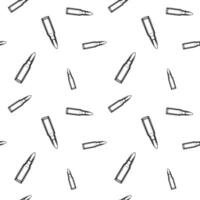 Repeated black and white chrome bullets, seamless pattern background or wallpaper. vector