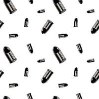 Metallic chrome bullets pattern. Repeated seamless background texture. vector