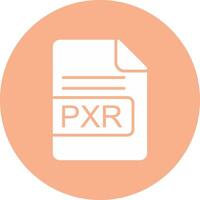 PXR File Format Glyph Multi Circle Icon vector