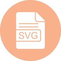 SVG File Format Glyph Multi Circle Icon vector