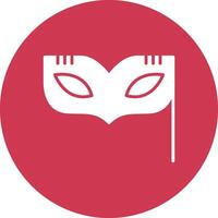 Eye Mask Glyph Multi Circle Icon vector
