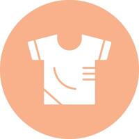 Shirt Glyph Multi Circle Icon vector