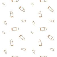 Line art bullets repeated pattern. Seamless background design. vector