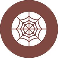 Spider Web Glyph Multi Circle Icon vector