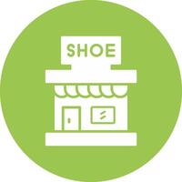 Store Glyph Multi Circle Icon vector