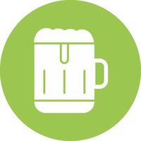 Bar Glyph Multi Circle Icon vector