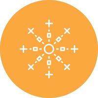 Firework Line Multi Circle Icon vector