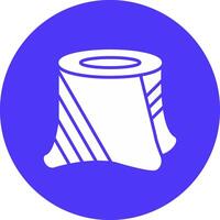 Stump Glyph Multi Circle Icon vector