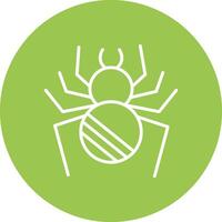 Spider Line Multi Circle Icon vector