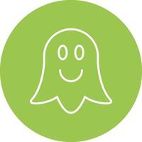 Ghost Line Multi Circle Icon vector