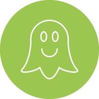 Ghost Line Multi Circle Icon vector