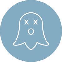 Ghost Line Multi Circle Icon vector