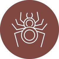 Spider Line Multi Circle Icon vector