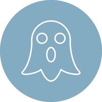 Ghost Line Multi Circle Icon vector