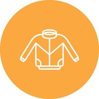 Jacket Line Multi Circle Icon vector