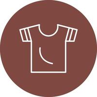 Shirt Line Multi Circle Icon vector