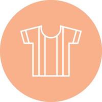 Shirt Line Multi Circle Icon vector
