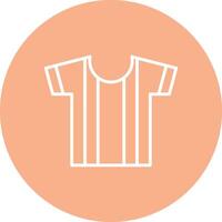 Shirt Line Multi Circle Icon vector