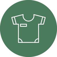 Shirt Line Multi Circle Icon vector