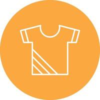 Shirt Line Multi Circle Icon vector