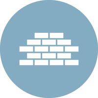 Wall Glyph Multi Circle Icon vector