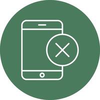 Smartphone Line Multi Circle Icon vector