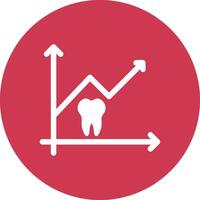 Stats Glyph Multi Circle Icon vector