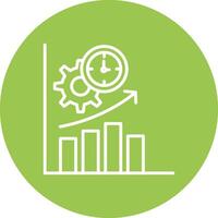 Productivity Line Multi Circle Icon vector