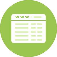 Web Programming Glyph Multi Circle Icon vector