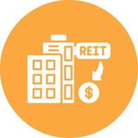 Reit Glyph Multi Circle Icon vector