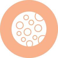 Moon Glyph Multi Circle Icon vector