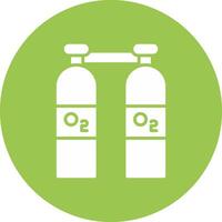 Oxygen Glyph Multi Circle Icon vector
