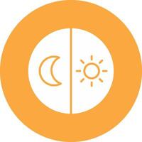 Day And Night free Glyph Multi Circle Icon vector