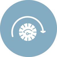 Performnce Glyph Multi Circle Icon vector