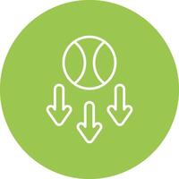 Gravity Line Multi Circle Icon vector