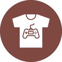 Tshirt Glyph Multi Circle Icon vector