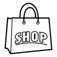 Shopping logo illustration, new and modern shopping logo vector