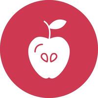 Apple Glyph Multi Circle Icon vector