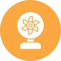 Ventilation Glyph Multi Circle Icon vector