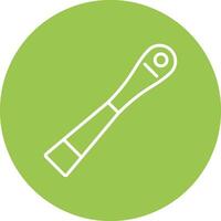 Ratchet Line Multi Circle Icon vector