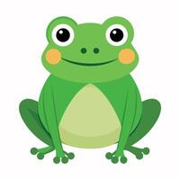 Frog Simple graphics illustration vector