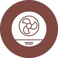 Nuclear Energy Glyph Multi Circle Icon vector