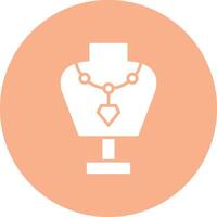 Mannequin Glyph Multi Circle Icon vector