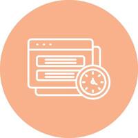 Tasks Line Multi Circle Icon vector