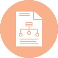 Hierarchy Glyph Multi Circle Icon vector